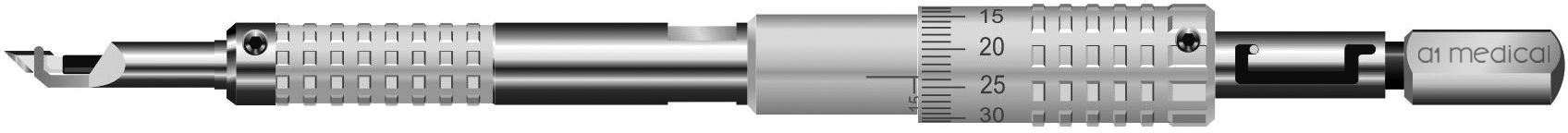 Diamond Knife with trie-faced