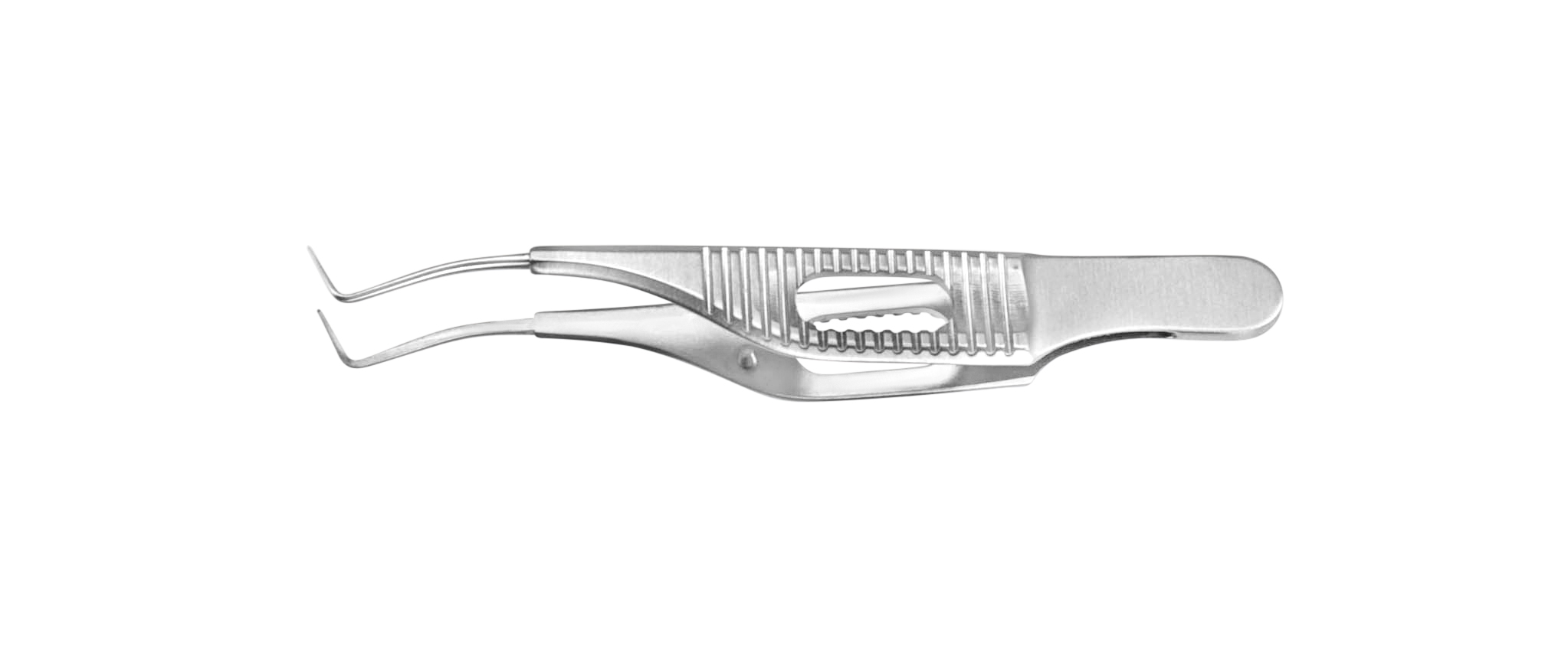 Irispinzette n. Elze 1×2 Zähne 0,12mm