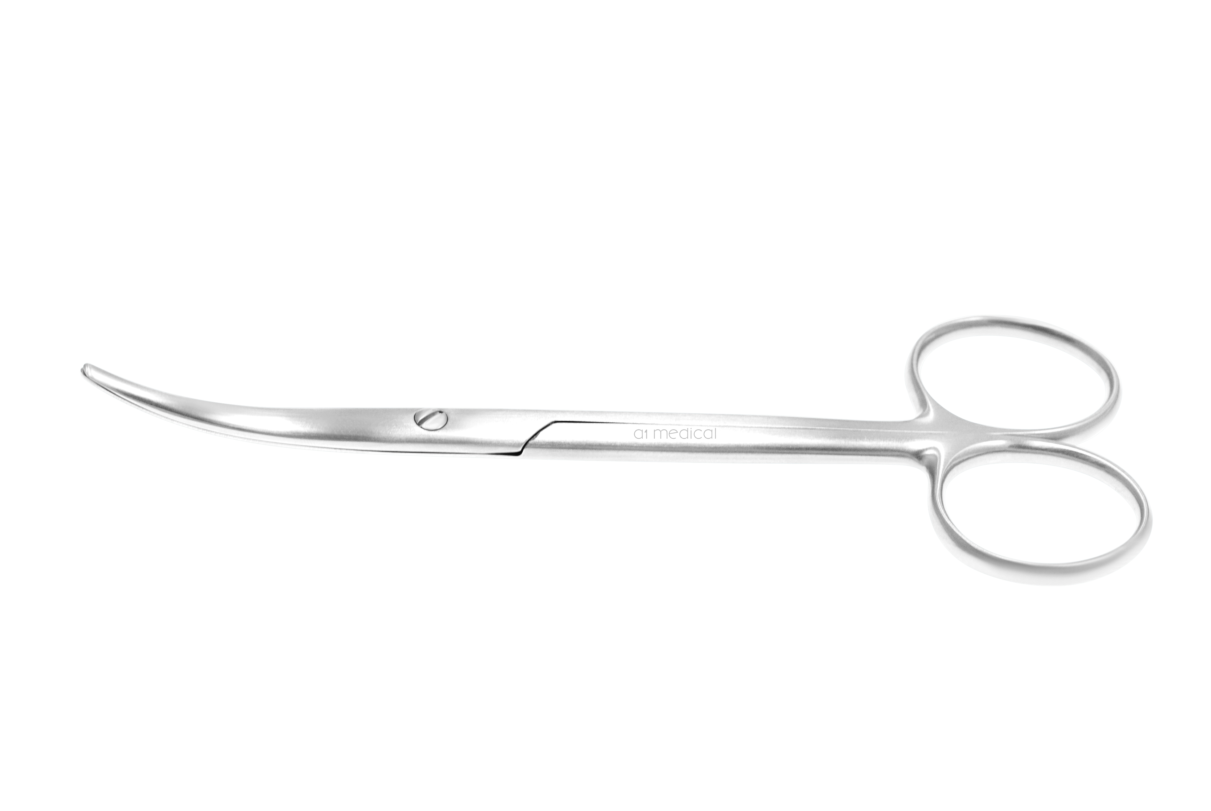 Enucleations Schere, stumpf, gebogen