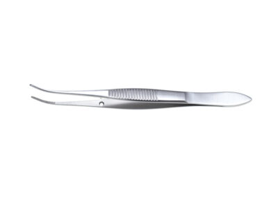 Dressing Forceps serrated, curved, 0.5mm, length 10.0cm, Qty. 1