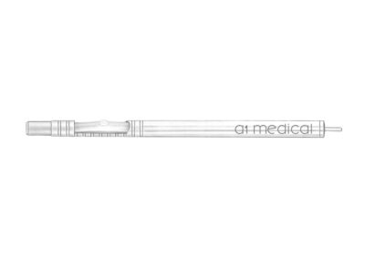 Backflush Aspirating Instrument, compl. for active aspiration (spring or machine), Qty. 1