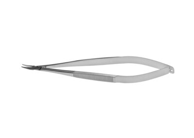 Castroviejo Needle Holder, curved, 10.0mm x 1.0mm, smooth jaw, without lock length 14.0cm, Qty. 2