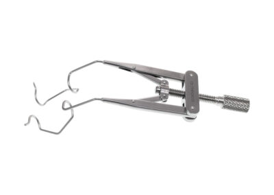 Lieberman Eye Speculum, adj. mechanism, 15.0mm V-shaped wire blades, Qty. 1