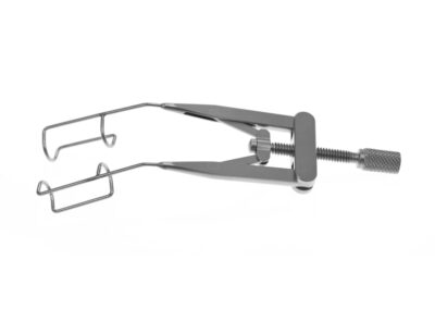 Kershner Eye speculum, fenestrated blades, for nasal and temporal placement, Qty. 1