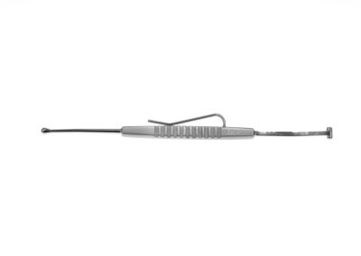 Schocket Scleral Depressor, with 6.0mm wide bar & 2.5mm teardrop shaped ends, length 13.5cm, Qty. 1
