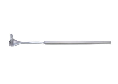 Desmarres Lid Retractor, Fig. 3, 17.0mm, thin solid blade, Qty. 1