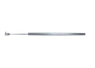 Rollet Lacrimal Sac Retractor, 4 prongs blunt, length 13.5cm, Qty. 1