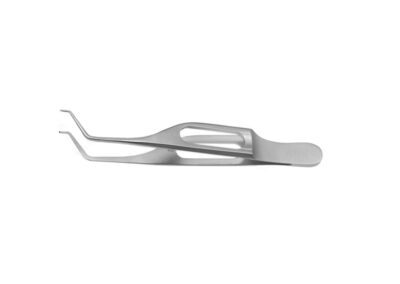 Iris Botvin Forceps, 1x2 teeth, double curved, length 7.5cm, Qty. 1