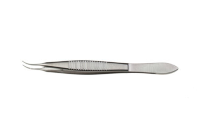 Bonn Tying Forceps, curved, with 5.0mm tying platform, for 9.0-11.0 sutures, length 9.5cm, Qty. 1
