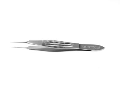 Castroviejo Suturing Forceps, with 6.0mm tying platform, 1x2 teeth, 0.12mm, 45° angle, length 11.0cm, Qty. 1
