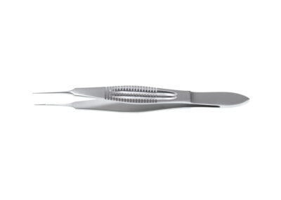 Castroviejo Suturing Forceps, with 6.0mm tying platform, 1x2 teeth, 0.5mm, 45° angle, length 11.0cm, Qty. 1