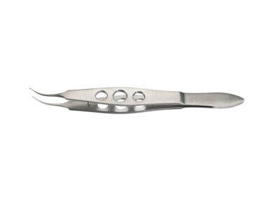 Gerten Descemet Forceps, curved, disc shaped & smooth jaws, length 10.5cm, Qty. 1