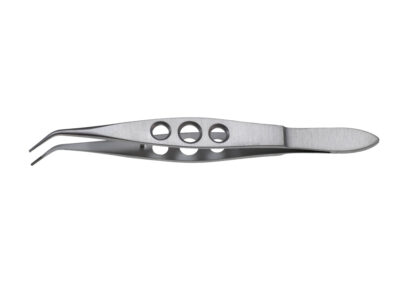 Alfonso Nucleus Grasping Forceps, with two rows delicate teeth, length 10.5cm, Qty. 1