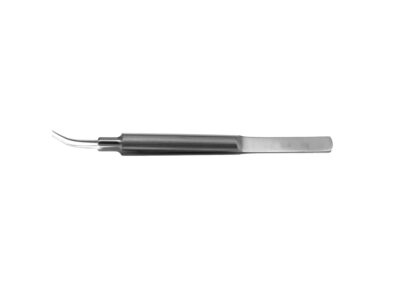 Tennant Tying Forceps, curved, with 6.0mm tying platform, for 9.0-1-0 sutures, length 10.5cm, Qty. 1