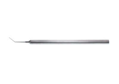 Kuglen Iris Hook & Lens Manipulator, push-pull model, angled, 10.0mm, Qty. 1
