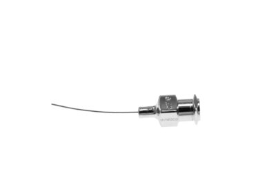 Sauter Hydrodissection Cannula, vertically & flat tip, front opening, 27G, Qty. 1