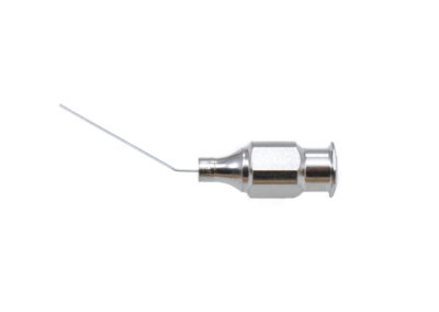 McIntyre Anterior Chamber Irrigating Cannula, angled, 15.0mm long tube, blunt tip, 26G, Qty. 1