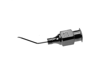 McIntyre Cystotome Cannula, 10.0mm, angled tube, 23G, Qty. 1