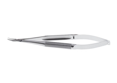 Barraquer Needle Holder, curved, 10.0 x 0.5mm, smooth jaw, without lock, length 13.5cm, Qty. 1