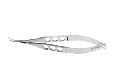 Westcott Tenotomy Suture Scissors, curved, blunt tips & medium blades, cutting length 9.0mm, length 11.5cm, Qty. 1