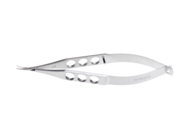 McPherson-Westcott Suture Scissors, curved, sharp tips & small blades, cutting length 6.0mm, length 11.5cm, Qty. 1