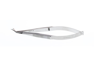 Castroviejo Corneoscleral Scissors, left, medium blades, cutting length 7.0mm, length 10.0cm, Qty. 1