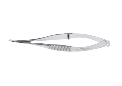 Vannas Capsulotomy Scissors, curved, sharp tips, 5.0mm, length 8.5cm, Qty. 1