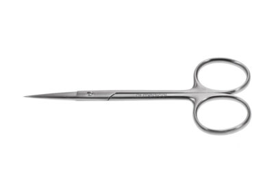 Eye Scissors, straight, pointed tips, standard model, 23.0mm blades, length 10.5cm, Qty. 1