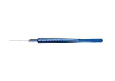 Vitrectomy Scissors, straight, Titanium Handle with stainless steel tip, 23G, Qty. 1